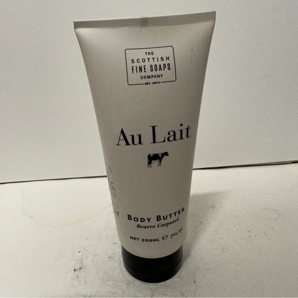 Au Lait Milk Body Butter in a Tube 7 OZ by Scottish Fine Soaps
